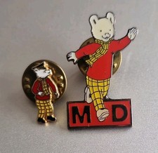 Rupert The Bear Metal Enamel