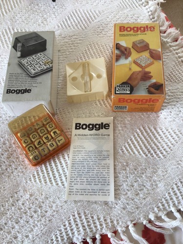 Vintage boggle game 1985 - vintage,