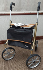 TRUSTCARE Rollator Mobility Walker 4 Wheel Lightweight Frame Made In Sweden