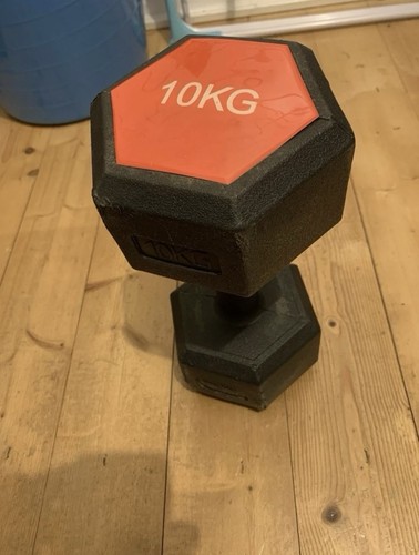 10kg hex dumbbell - 10kg,
