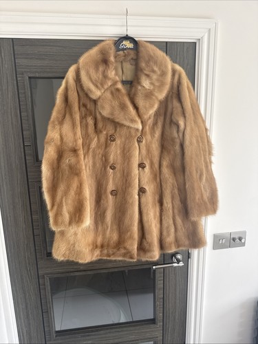 Mink fur coat real - mink,