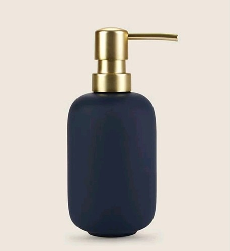 Matte navy soap dispenser - navy,