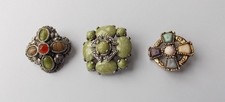 VINTAGE MIRACLE BROOCHES  X 3