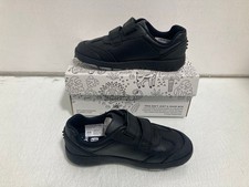 Boys Black Leather Clarks Rex