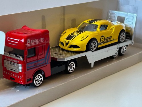 Car tow truck transporter - truck, +