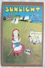 c.1980s PC Sunlight Soap poster by Lawson Wood