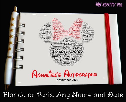 Personalised autograph book - personalised,