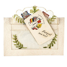 Embroidered WW1 Silk Postcard