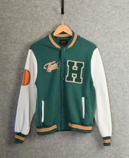 Stranger Things Hawkins Tigers Varsity Bomber Primark Jacket Green Size S