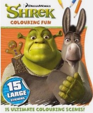 NEW - SHREK COLOURING FUN with