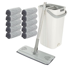 ASelected Flat Mop and Bucket