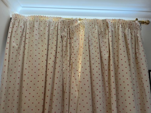 Lined pencil pleat cream - pleat,