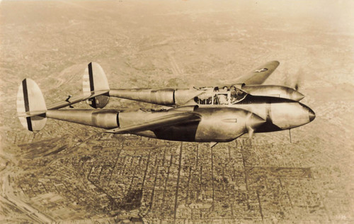 Real photo lockheed 38 - photo,