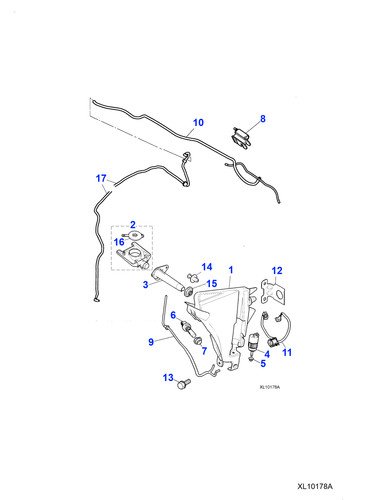Jaguar grommet xkr - grommet, xkr-s