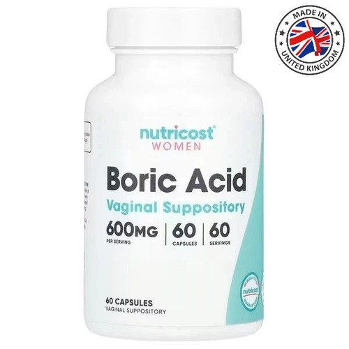 Boric acid 600mg vaginal - 600mg,,