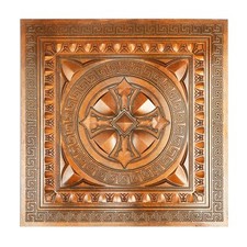 False tin ceiling tiles archaic copper color decor wall panels PL01 10pcs/lot