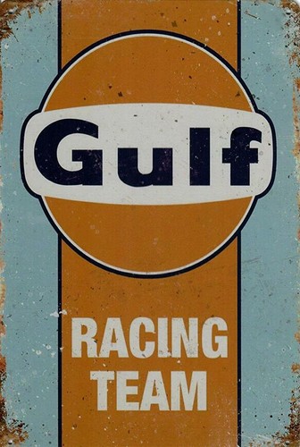 Retro metal sign - metal, garage,