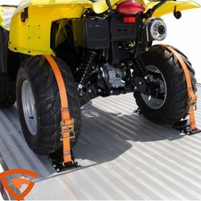 2x Car Wheel Tie Down Kit