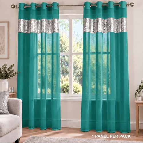 Sparkle sequin voile eyelet - sequin,