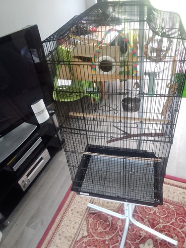Bird cage with stand - cage, 5ft