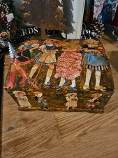 Vintage Decoupage Wooden Box