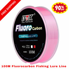 100M Pink Fluorocarbon Fishing