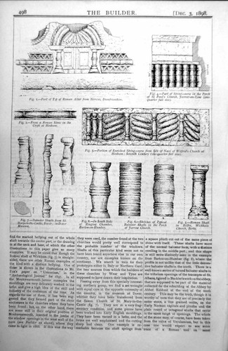Old print roman altar - roman, birrens