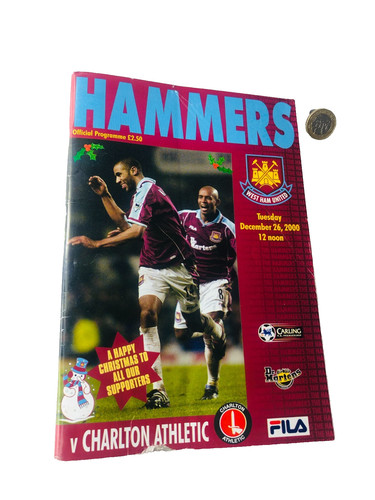 Football programme west ham - programme,