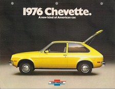 Chevrolet Chevette 1976 USA Market Sales Brochure Scooter Sport Rally Woody