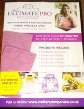 BOUTIQUE BOXES AND FESTIVE FANCIES DVD  Crafter's Companion Sara Davies