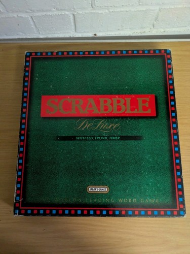 Scrabble deluxe with - scrabble,