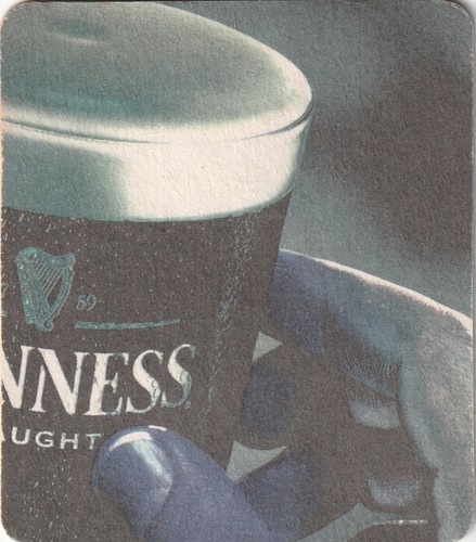 Beer mat guinness draught - beer,