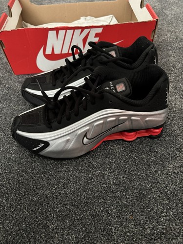 Nike shox grey red - r4, grey/red