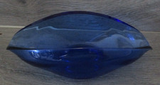 Gorgeous Blue Art Glass Shaped