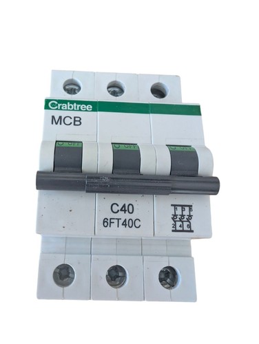 Crabtree mcb type 40a triple - crabtree,