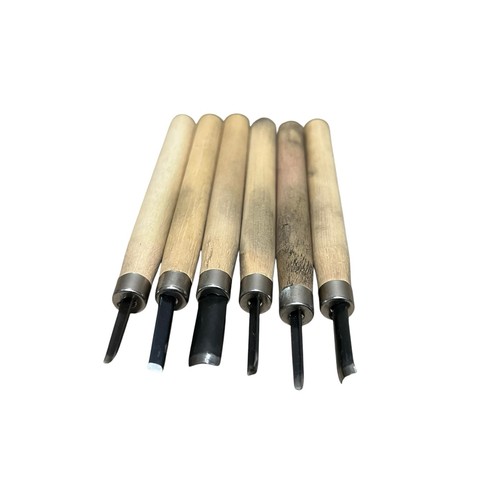 6pc wood carving chisel - wood, tool