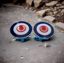 UK Fred Perry Mods Cufflinks