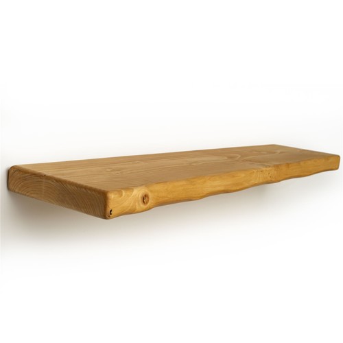 Wooden floating scaffold shelf - wooden,