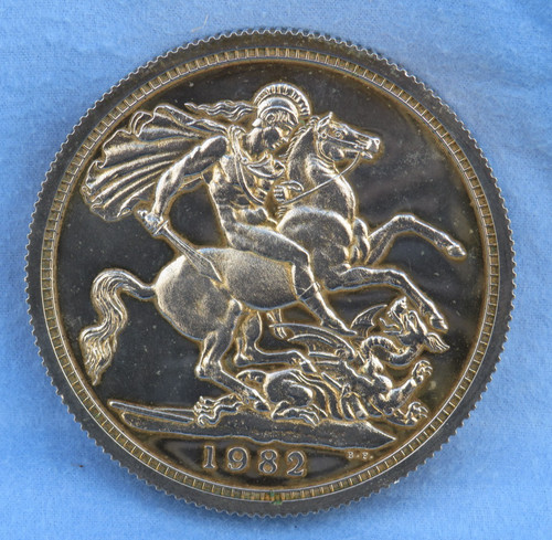 1982 sovereign paperweight - sovereign,