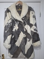 Vintage Rabbit Fur Patchwork
