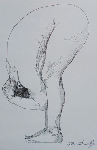 Hand drawn fine art pen - hand,