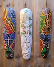 Carved Wooden Mask 50 cm Wall Hanging Home Decoration Variants of Design 