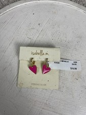 Isabella M Heart Dangling Drop