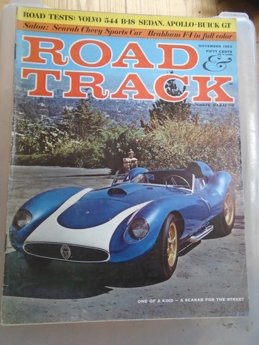 Road track nov 1963 volvo - road, pv