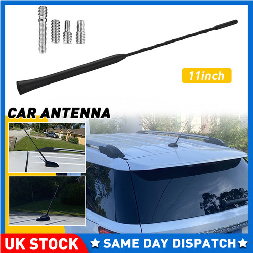 Black car radio antenna - 11",