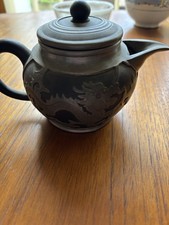 Hor Chung pewter dragon teapot