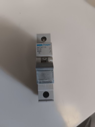 Hager mtn116 b16 fuse braker - hager,