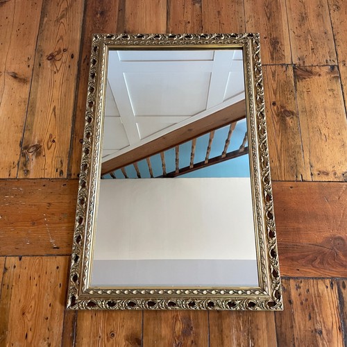 Large gold wall mirror - gold, ornate
