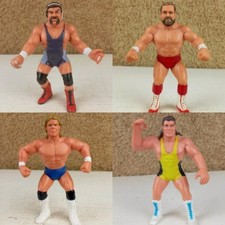 WCW Galoob Wrestling 4.5-5" Figures WWE WWF 1990 Choose Your Wrestler Figure