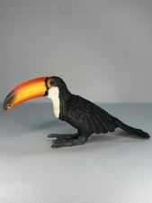 Toucan Ornament Artificial Toucan Statue Small Bird Figurine Animal Crafts Model